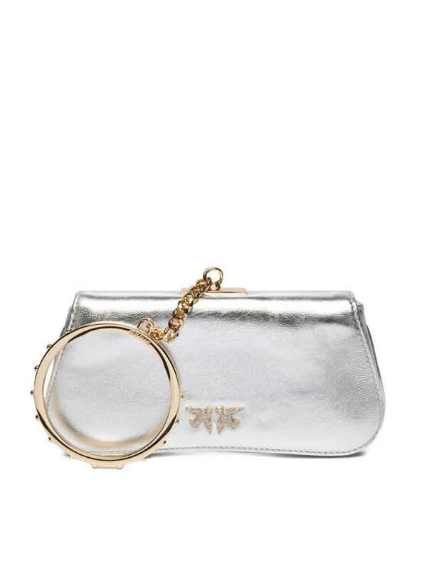 PINKO Pinko Torbica Marpesia Clutch Srebrna