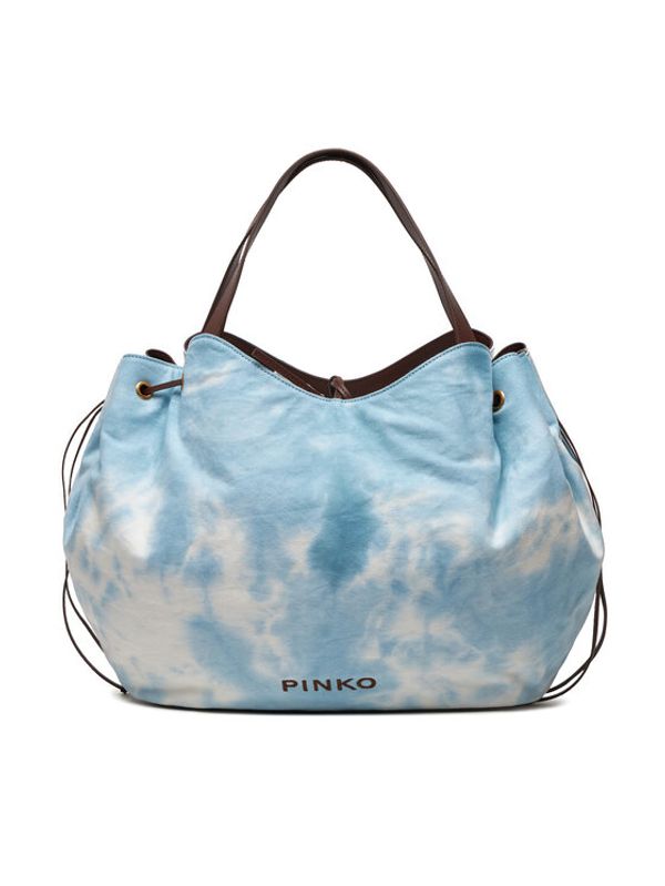Pinko Pinko Torbica Pagoda Extra Shopper PE 24 PLTT 102911 A1MB Svijetloplava