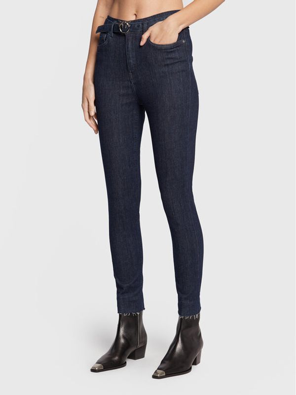 PINKO Pinko Traperice Susan 1J10YW A04Q Tamnoplava Skinny Fit