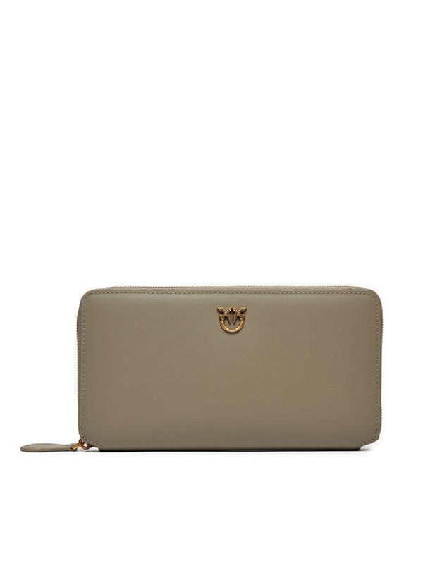 Pinko Pinko Veliki ženski novčanik Ryder Zip Around AI 24-25 PCPL 100250 A0F1 Bež