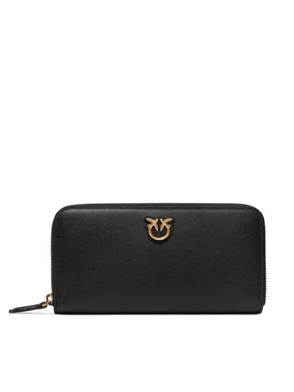Pinko Pinko Veliki ženski novčanik Ryder Zip Around PE 23 PCPL 100250 A0F1 Crna