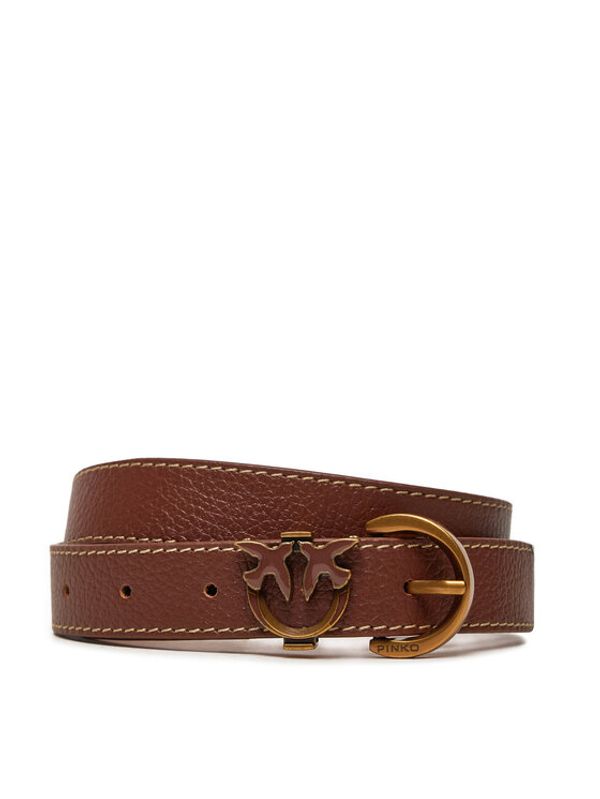 Pinko Pinko Ženski remen Tamboril H2,5 Belt . 20242 PLT01 102820.A158 Smeđa