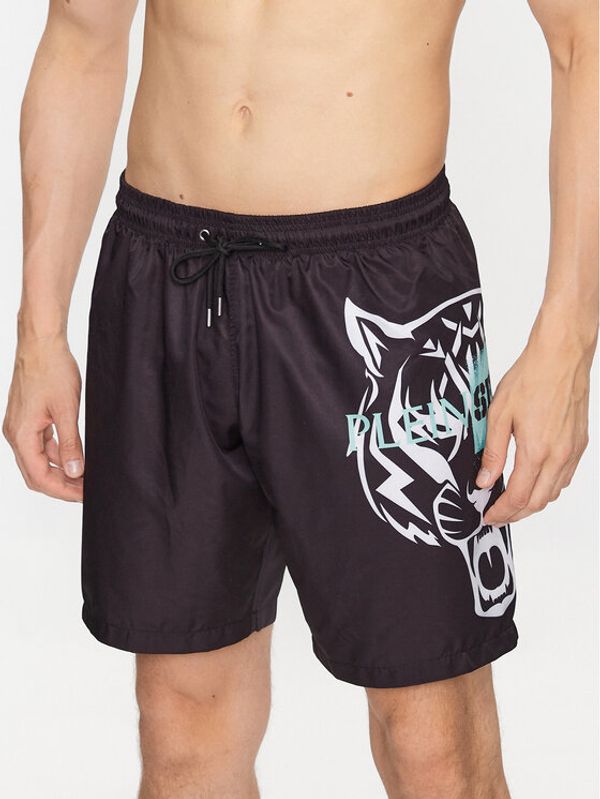 Plein Sport Plein Sport Kupaće gaće i hlače Tiger SACC MMX0049 SXV005N Crna Regular Fit