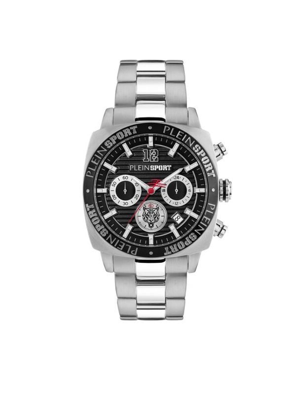 Plein Sport Plein Sport Sat Wildcat PSGBA1123 Srebrna
