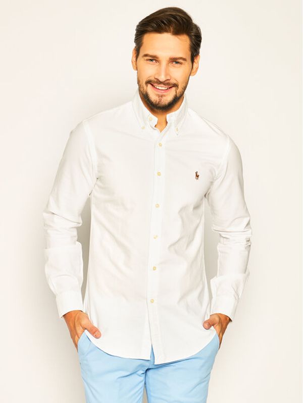 Polo Ralph Lauren Polo Ralph Lauren Košulja Core Replen 710549084 Bijela Slim Fit