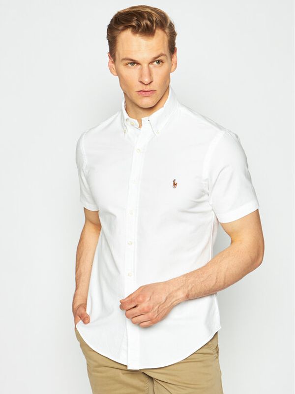 Polo Ralph Lauren Polo Ralph Lauren Košulja Poplin 710787736 Bijela Slim Fit