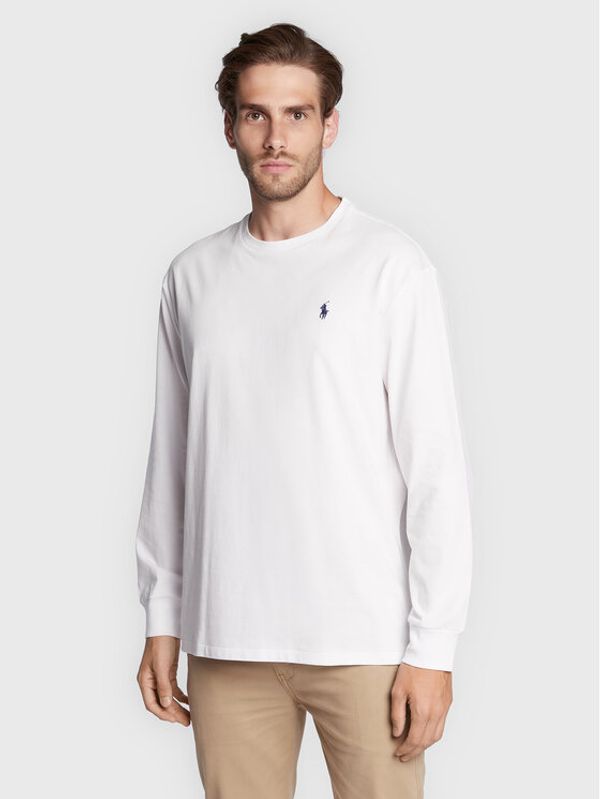 Polo Ralph Lauren Polo Ralph Lauren Majica dugih rukava 710671467004 Bijela Classic Fit