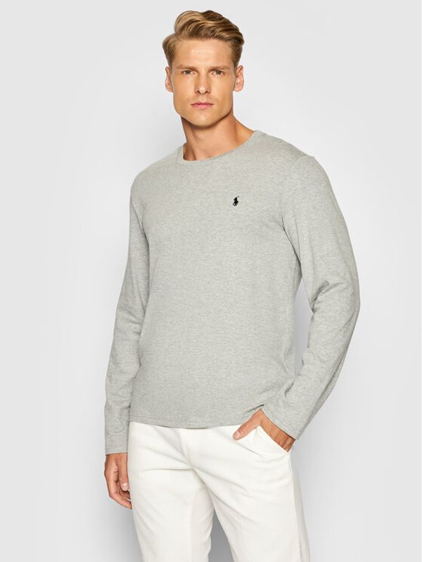 Polo Ralph Lauren Polo Ralph Lauren Majica dugih rukava Sle 714844759003 Siva Regular Fit