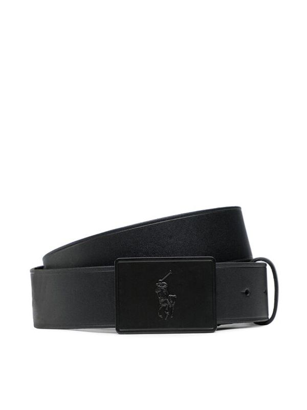 Polo Ralph Lauren Polo Ralph Lauren Muški remen 36mm Pp Plaque Belt 405691693005 Crna