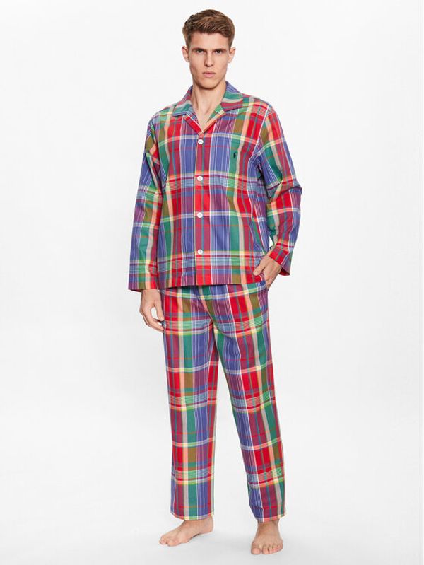 Polo Ralph Lauren Polo Ralph Lauren Pidžama 714899627001 Crvena Regular Fit