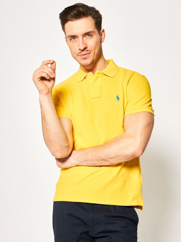 Polo Ralph Lauren Polo Ralph Lauren Polo Core Replen 710795080 Žuta Slim Fit