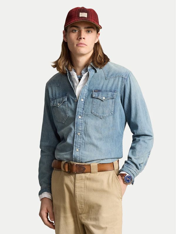 Polo Ralph Lauren Polo Ralph Lauren traper košulja 710703936001 Plava Regular Fit