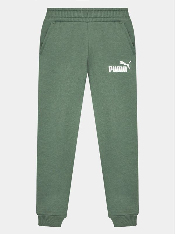 Puma Puma Donji dio trenerke Ess Logo 586973 Zelena Regular Fit