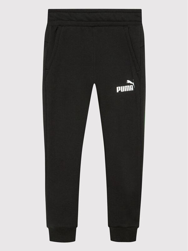 Puma Puma Donji dio trenerke Essential Logo 586974 Crna Regular Fit
