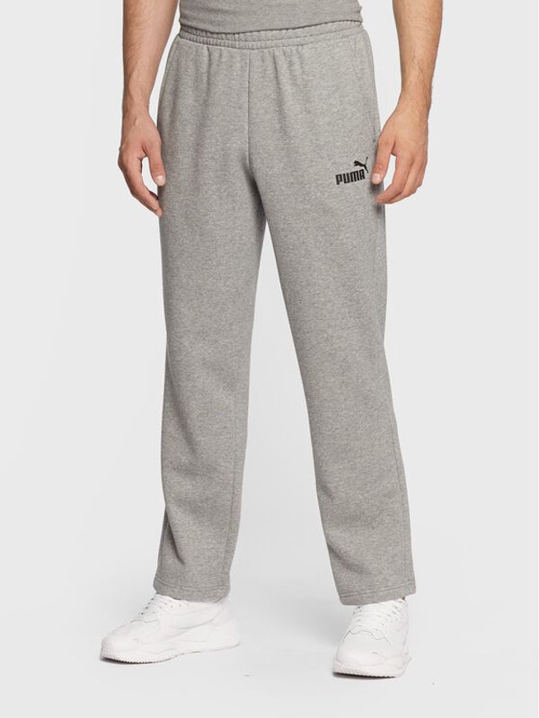 Puma Puma Donji dio trenerke Essentials Logo 586718 Siva Regular Fit