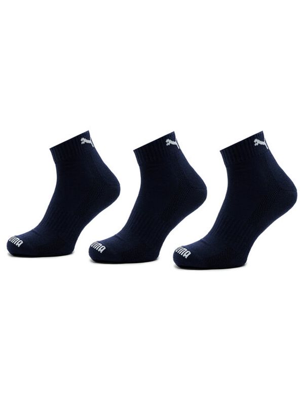 Puma Puma Set od 2 para unisex visokih čarapa Cushioned Quarter 3P Unisex 907943 Tamnoplava
