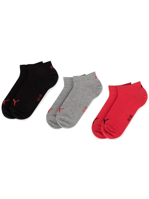 Puma Puma Set od 3 para unisex visokih čarapa 261080001 Siva