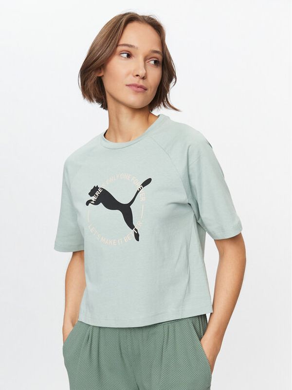 Puma Puma T-shirt Better Sportswear 676066 Zelena Regular Fit