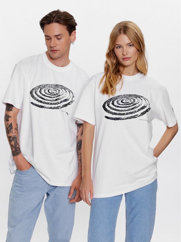 Puma Puma T-shirt Unisex P.A.M. 538810 Bijela Relaxed Fit