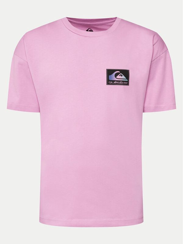 Quiksilver Quiksilver T-shirt Back Flash EQYZT07605 Ružičasta Regular Fit