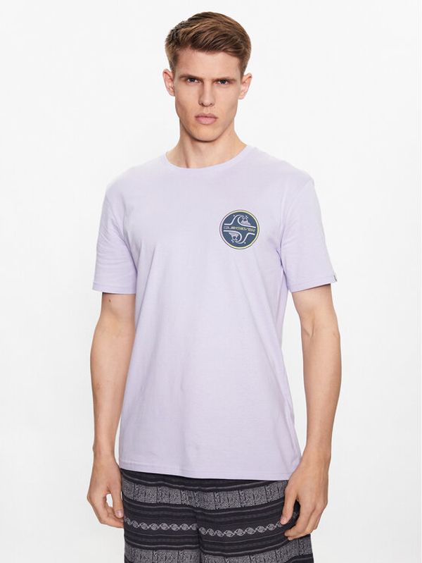 Quiksilver Quiksilver T-shirt Core Bubble EQYZT07232 Ljubičasta Regular Fit