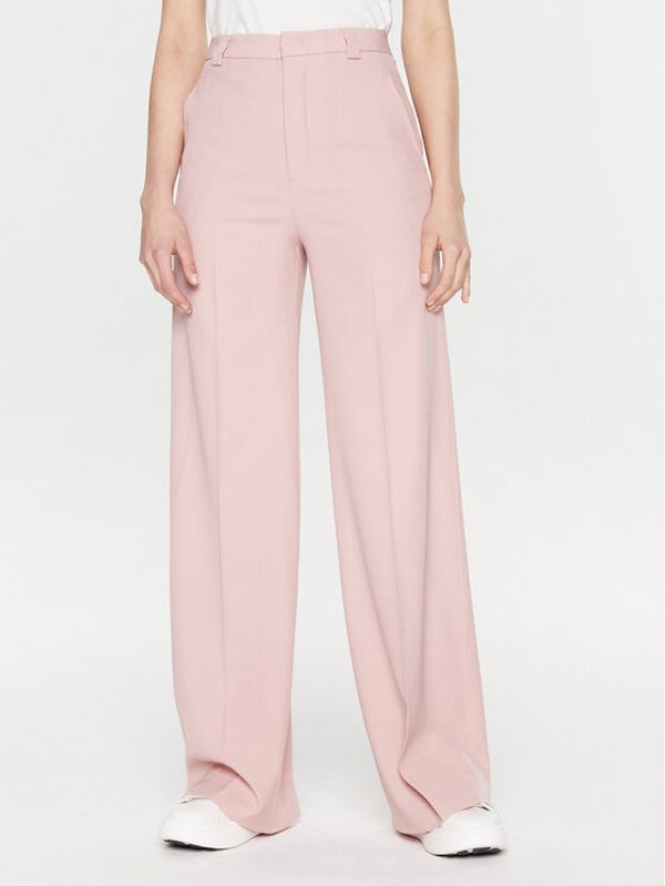 Red Valentino Red Valentino Hlače 1R0RBG00 Ružičasta Wide Leg