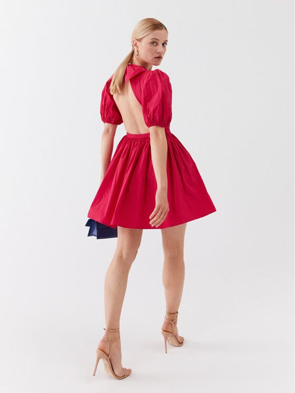 Red Valentino Red Valentino Koktel haljina 2R3VAGQ51FP Ružičasta Regular Fit