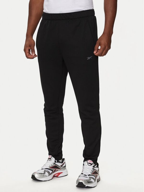 Reebok Reebok Donji dio trenerke 100070726 Crna Regular Fit
