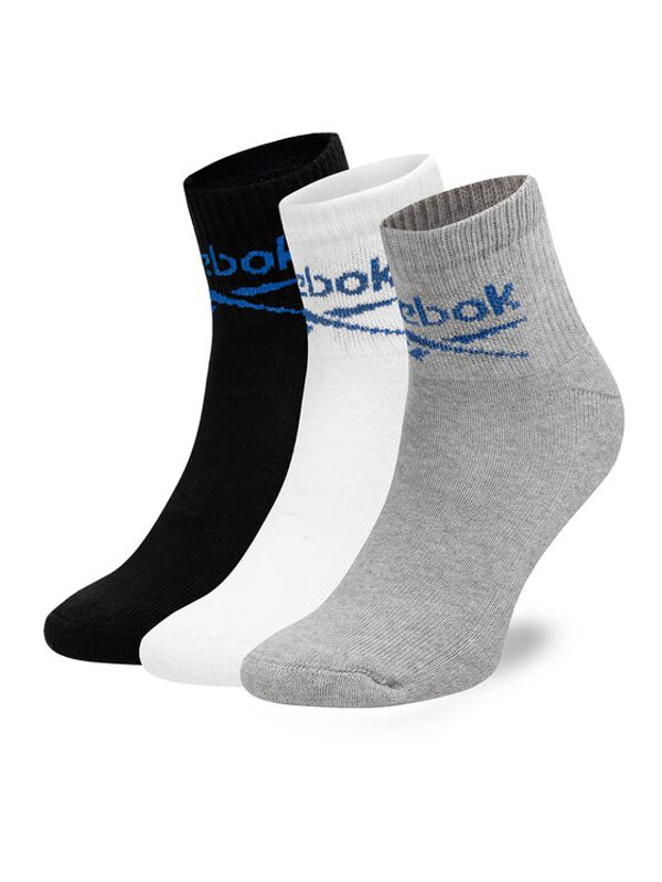 Reebok Reebok Set od 3 para unisex visokih čarapa R0255-SS24 (3-pack) Šarena