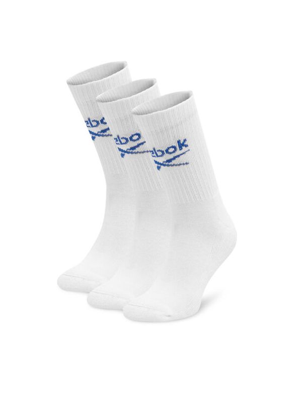 Reebok Reebok Set od 3 para unisex visokih čarapa R0258-SS24 (3-pack) Bijela