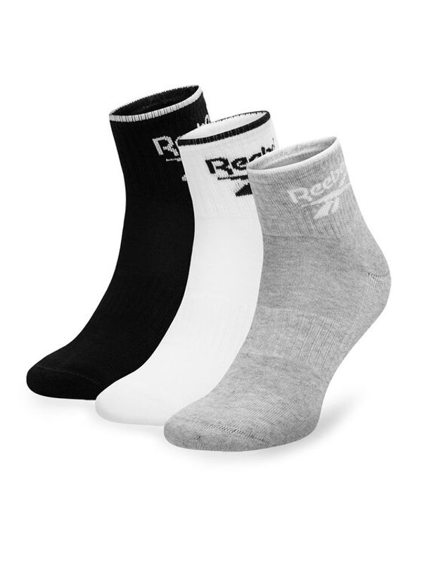 Reebok Reebok Set od 3 para unisex visokih čarapa R0362-SS24 (3-pack) Šarena
