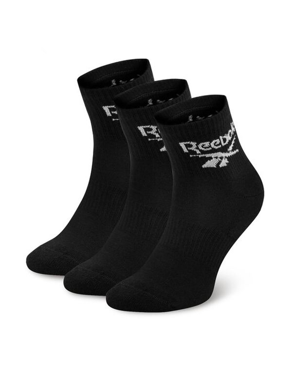 Reebok Reebok Set od 3 para unisex visokih čarapa R0427-SS24 (3-pack) Crna