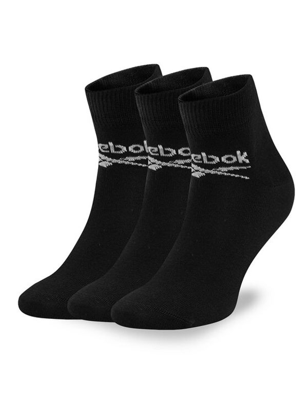 Reebok Reebok Set od 3 para unisex visokih čarapa R0429-SS24 (3-pack) Crna