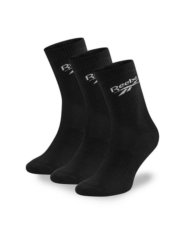 Reebok Reebok Set od 3 para unisex visokih čarapa R0452-SS24 (3-pack) Crna