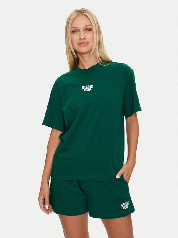Reebok Reebok T-shirt Cl Ae Archive Sm Logo Tee 100076222 Zelena Regular Fit