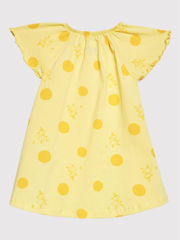 Reima Reima Ljetna haljina MOOMIN Solros 515006M Žuta Regular Fit