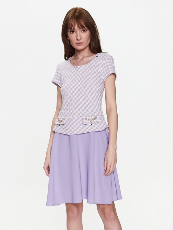 Rinascimento Rinascimento Haljina za svaki dan CFC0113069003 Ljubičasta Regular Fit