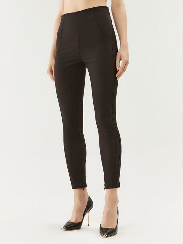 Rinascimento Rinascimento Hlače CFC0116017003 Crna Slim Fit