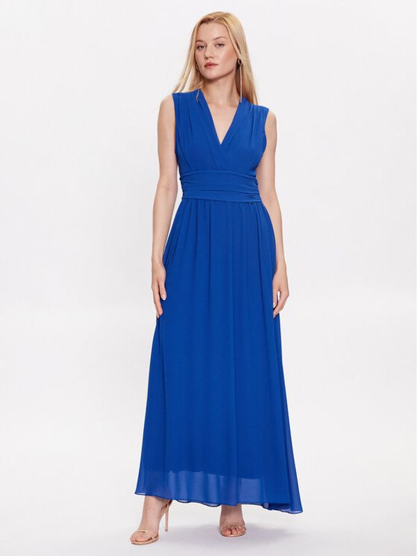 Rinascimento Rinascimento Večernja haljina CFC0114421003 Plava Regular Fit