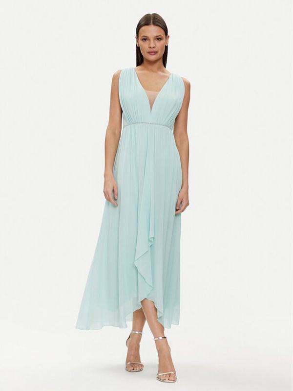 Rinascimento Rinascimento Večernja haljina CFC0117773003 Zelena Regular Fit