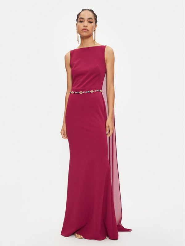 Rinascimento Rinascimento Večernja haljina CFC0120016003 Tamnocrvena Regular Fit