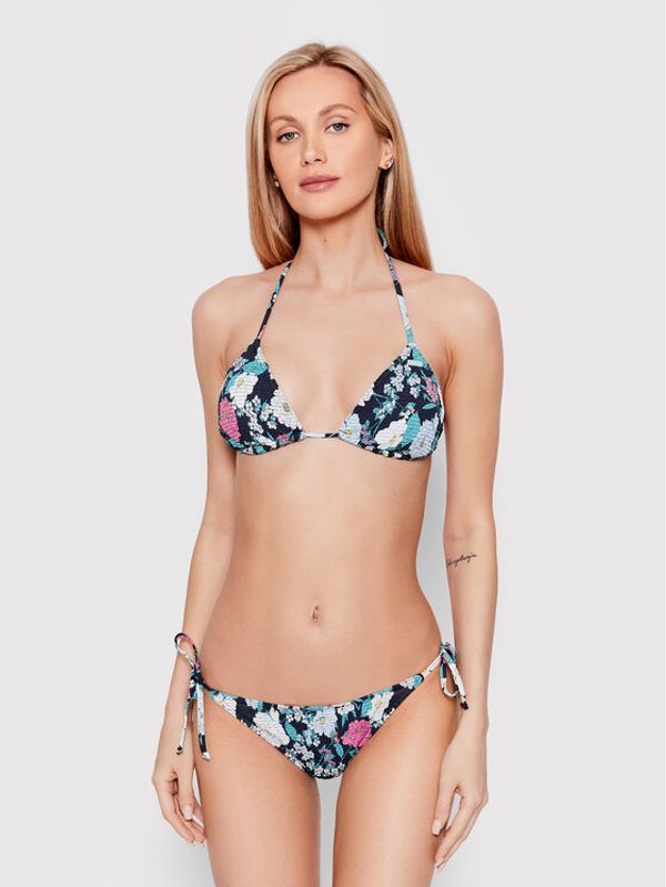 Roxy Roxy Gornji dio kupaćeg kostima Blossom Babe Smocked ERJX304699 Tamnoplava