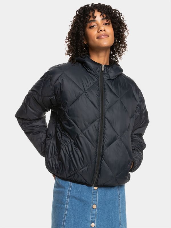 Roxy Roxy Prijelazna jakna Wind Swept Hood Jckt ERJJK03571 Siva Regular Fit