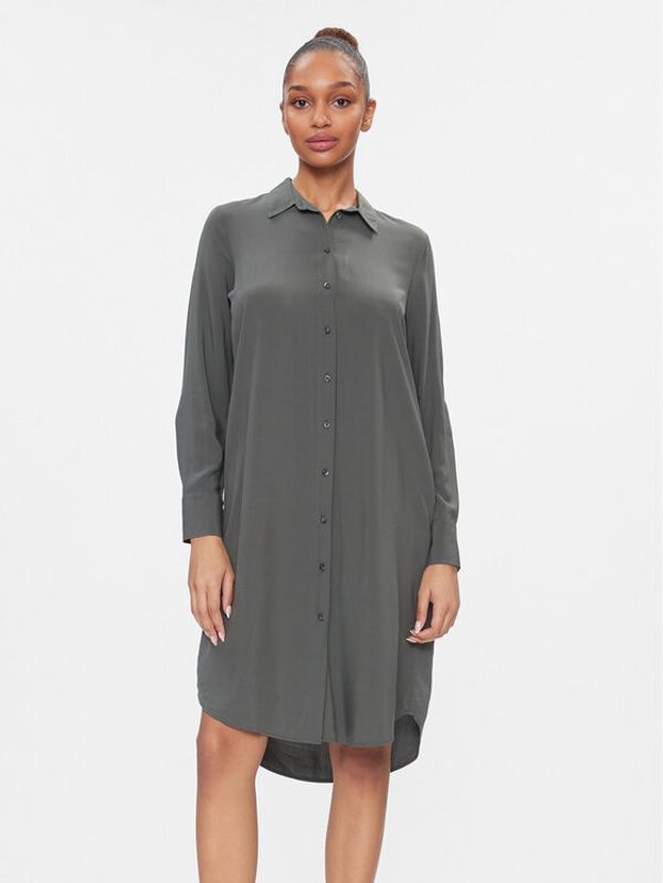 s.Oliver s.Oliver Haljina košulja 2139371 Zelena Relaxed Fit