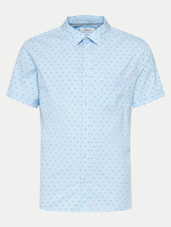 s.Oliver s.Oliver Košulja 2140607 Plava Slim Fit