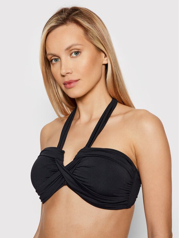 Seafolly Seafolly Gornji dio kupaćeg kostima Halter 33816-942 Crna