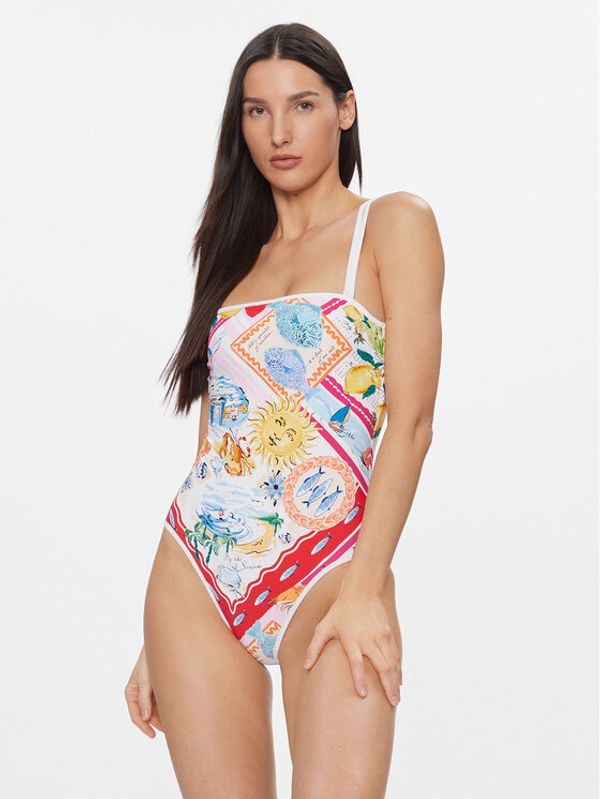 Seafolly Seafolly Kupaći kostim Wish You Were Here 11126DD100 Šarena
