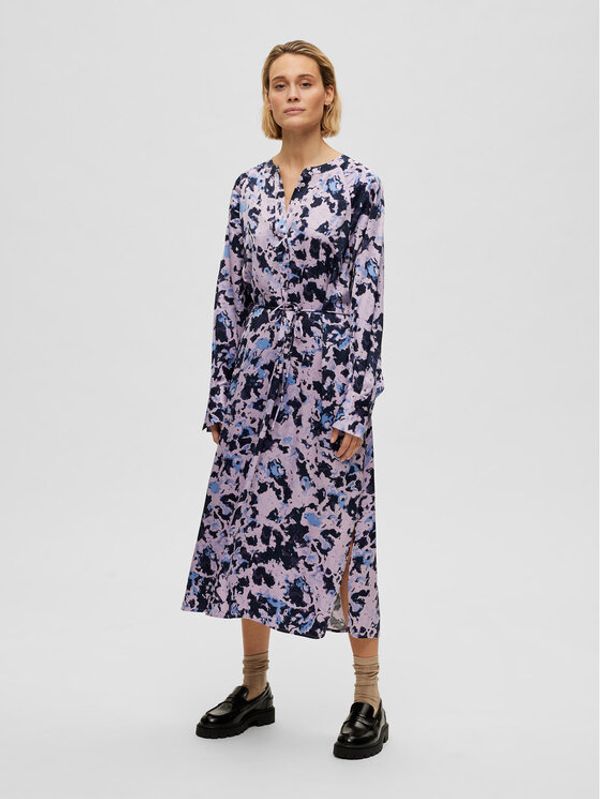 Selected Femme Selected Femme Haljina za svaki dan Faronia 16088098 Ljubičasta Loose Fit