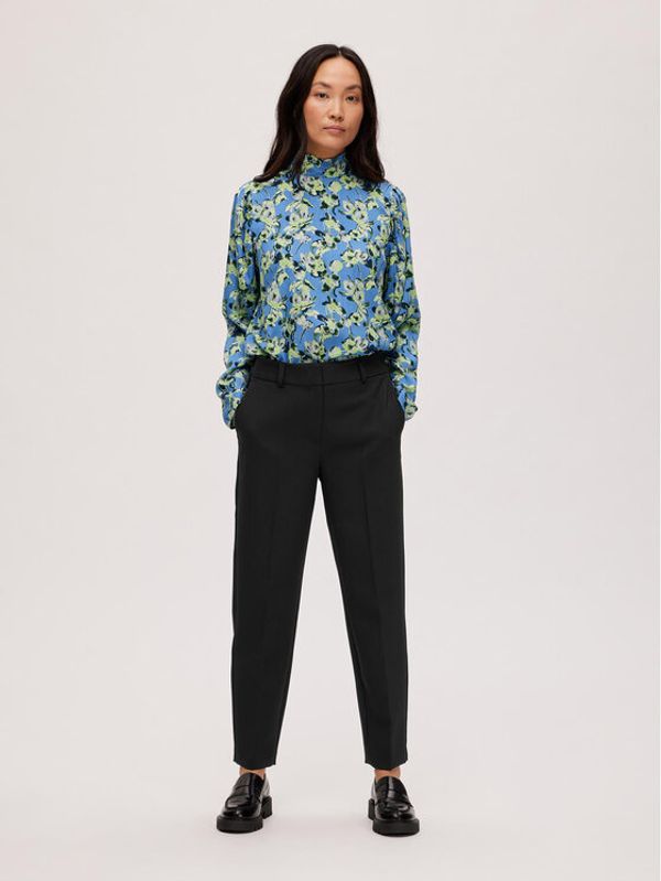 Selected Femme Selected Femme Hlače Rita-Ria 16089261 Crna Regular Fit