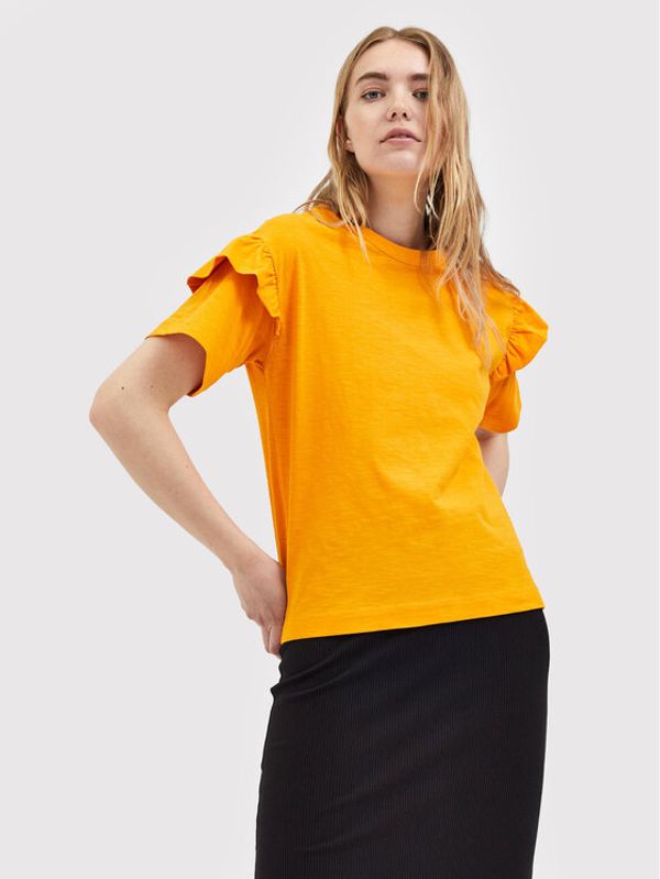 Selected Femme Selected Femme T-shirt Rylie 16079837 Narančasta Regular Fit
